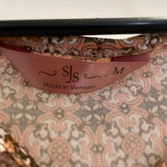 SJS Women's Sleeveless Tops Size Medium Multicolor - Picture 3 of 3